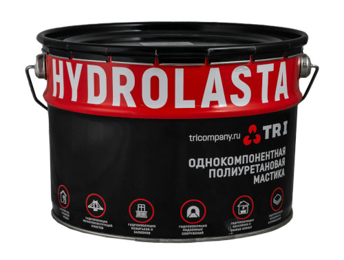 Однокомпонентная гидроизоляционная полиуретановая мастика HYDROLASTA