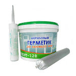 Однокомпонентный акриловый силиконизированный герметик паропроницаемый Акцент-128 Однокомпонентный акриловый силиконизированный герметик паропроницаемый Акцент-128